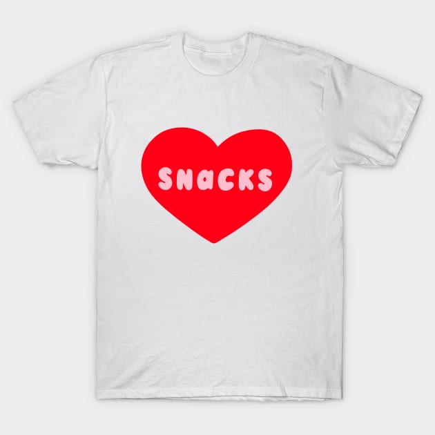 Love Snacks T-Shirt by evannave